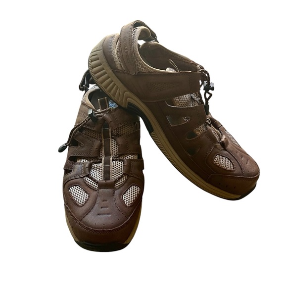 Orthofeet Other - Orthofeet Men's Clearwater Heel Strap Leather
Sandal Shoe 13 2E Wide Brown